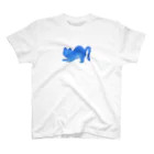 arayan😍ライフシフターの青いネコ Regular Fit T-Shirt