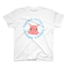 LalaHangeulのFlapjack Octopus(メンダコ) 英語バージョン スタンダードTシャツ