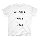 Aloha nui loaのシンプルロゴ Regular Fit T-Shirt