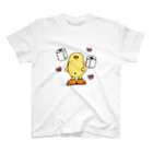 ぴょろりんちょ🐤のトイレットペーパー大好きぴよのTシャツ スタンダードTシャツ