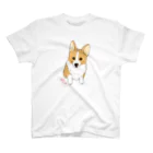  コーギー　REO.REO★のみつめるコーギー Regular Fit T-Shirt