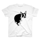 ぼすとんずのボストンテリアうんちの犬 Regular Fit T-Shirt