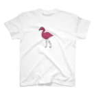 フクロウナギのいきものがかりのフラミンゴTシャツ スタンダードTシャツ