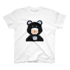 woznftのBlack Bear/woznft Regular Fit T-Shirt