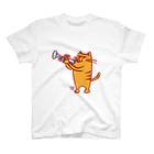 otoshimono-music shopのどや猫楽団・トランペット（上手入場） スタンダードTシャツ