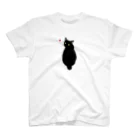 lag_to_ligの見返り黒猫さん スタンダードTシャツ