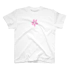 YURRYのDusty pink flower スタンダードTシャツ