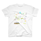 ラフト　コーラルの数え描きTシャツ スタンダードTシャツ