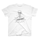 Aliviostaの打ち上げBEER ビール イラストTシャツ Regular Fit T-Shirt