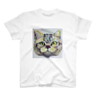 wak/oのくれよんねこ/愛されて育った猫 Regular Fit T-Shirt