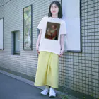 public domainのA Woman with a Dog Regular Fit T-Shirt