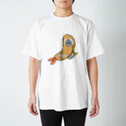 Mrs.Bean/ミセスビーンのエビフライの顔ハメパネル Regular Fit T-Shirt