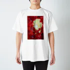 花葱和久の自己満足SHOPの赤花の檻 Regular Fit T-Shirt