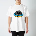 やさしいおにくの赤ちゃん蜘蛛UFO Regular Fit T-Shirt