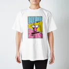 Yuzu-Natsumeのアメコミ風な猫 スタンダードTシャツ