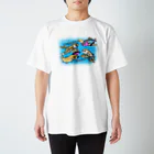 studioaoの琵琶湖淀川水系の淡水魚たち スタンダードTシャツ