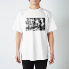 高野寛のSUZURIのabstract-mono スタンダードTシャツ
