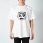 さつきランドのブルーネクタイCAT Regular Fit T-Shirt