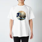 sleep-slept-zzzの葛飾北斎 Katsushika Hokusai 富嶽三十六景 Regular Fit T-Shirt