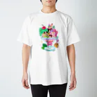 ミジワールドSUZURIショップのアイスクリーム Regular Fit T-Shirt