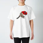 小鳥と映画館のマスク猫 Regular Fit T-Shirt