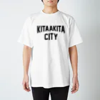 JIMOTOE Wear Local Japanの北秋田市 KITAAKITA CITY スタンダードTシャツ