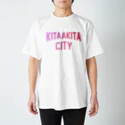 JIMOTOE Wear Local Japanの北秋田市 KITAAKITA CITY スタンダードTシャツ