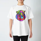 907デザインショップのコビトカバ　カラフルフェイス01 Regular Fit T-Shirt