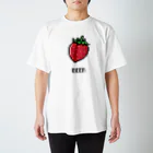 食べ物グッズ広場のいちご スタンダードTシャツ