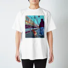 どんどことまぐろの柴犬と電車とニート。 Regular Fit T-Shirt