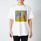 nijiiro_kimagure_handmade ぬぃみのぬいみくましゃん スタンダードTシャツ