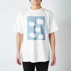 【ゆいみん】オカメインコとキノコの雑貨屋さんの雲 スタンダードTシャツ