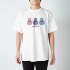 nagiのmemeが3匹（夢カワパステル） Regular Fit T-Shirt