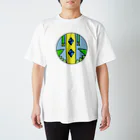 koamaのYellow Line Regular Fit T-Shirt