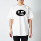 PLAY clothingのELLIPSE LOGO BL ① スタンダードTシャツ