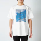 ゆにねこ惑星のପ天使の夏休みଓ青空旅行(淡) Regular Fit T-Shirt