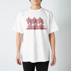 ハナドリカ SUZURI店の「朝顔ガール」アカネパート Regular Fit T-Shirt