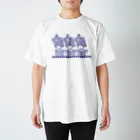 ハナドリカ SUZURI店の「朝顔ガール」アオイパート Regular Fit T-Shirt