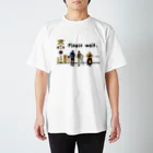 まんもすの踏み切りで待つ人たち　後ろから Regular Fit T-Shirt