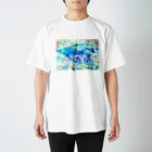 Laugh Rain Laboのgently flow. Regular Fit T-Shirt