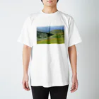 もくもくモクレンの日本スピッツデザインショップの巻機山Ｔシャツ スタンダードTシャツ