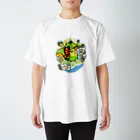 Cody the LovebirdのChubby Bird セキセイインコの妖精 Matcha 一緒に森を守ろう！ Regular Fit T-Shirt