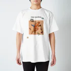 MAKI IRIE shopのtime machine_オレンジ Regular Fit T-Shirt