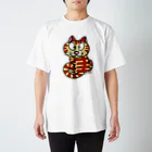 アサミカヨコの見返り猫 スタンダードTシャツ