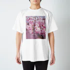 akane_art（茜音工房）の癒しの風景（八重桜） スタンダードTシャツ