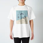 nagisa-ya(なぎさや) ペンギン雑貨のgo to 潮騒 Regular Fit T-Shirt