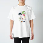 とりやまいろいろグッズの鳥と生活 Regular Fit T-Shirt