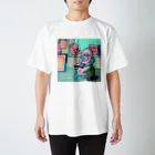 サメとメンダコ[namelessmm2]のミントドーナツ Regular Fit T-Shirt