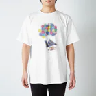 illustration akko shopの舞い上がるきもち Regular Fit T-Shirt