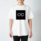 OCCHI idea designのOCCHI/黒角ロゴ inakaアイデア Tシャツ（白） Regular Fit T-Shirt